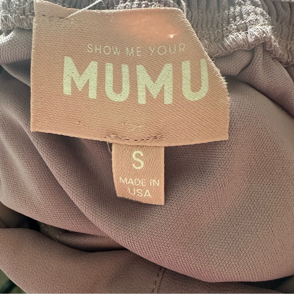 Show Me Your Mumu Claire Square Neck Midi Dress Chiffon - Picture 8 of 8
